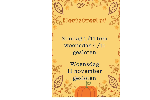 herfstverlof keurslagerij Nijns